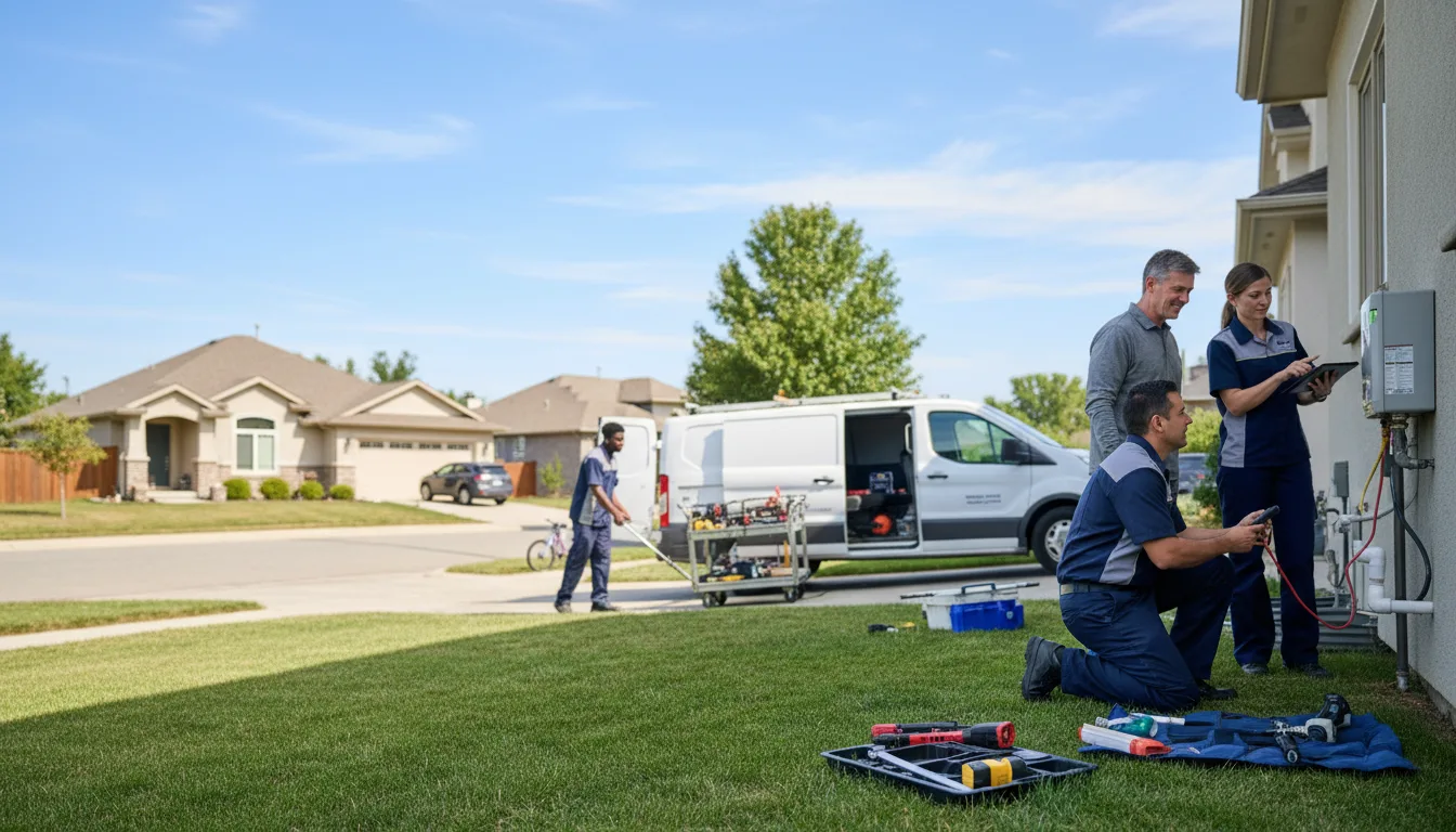 Tankless water heater service in Saint Hilaire, MN